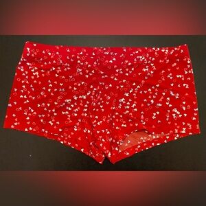 Body Aware Men’s Lovestruck Boxers Underwear Hearts Size Large